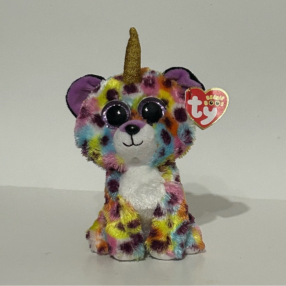 TY Beanie Boos - Giselle the Unicorn Leopard (Glitter Eyes)